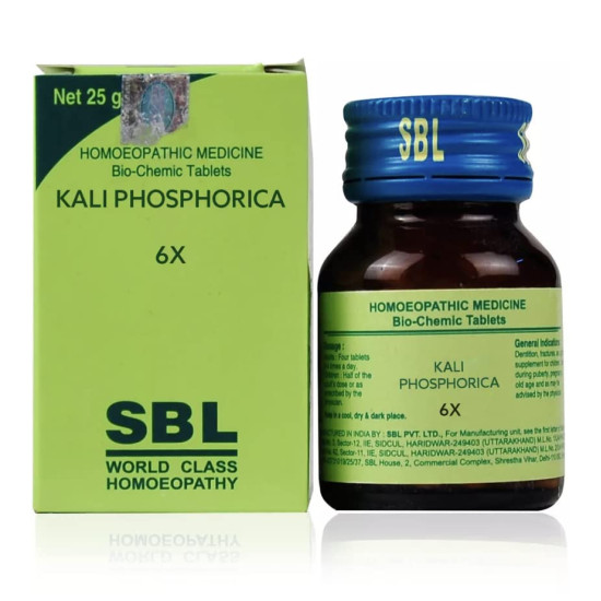 SBL Kali Phosphoricum Biochemic Tablet 6X - Relaxation & Mental Health