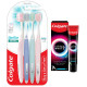 Colgate Gentle Enamel Toothbrush & Visible White O2 Toothpaste - Ultra Soft Bristles & Teeth Whitening