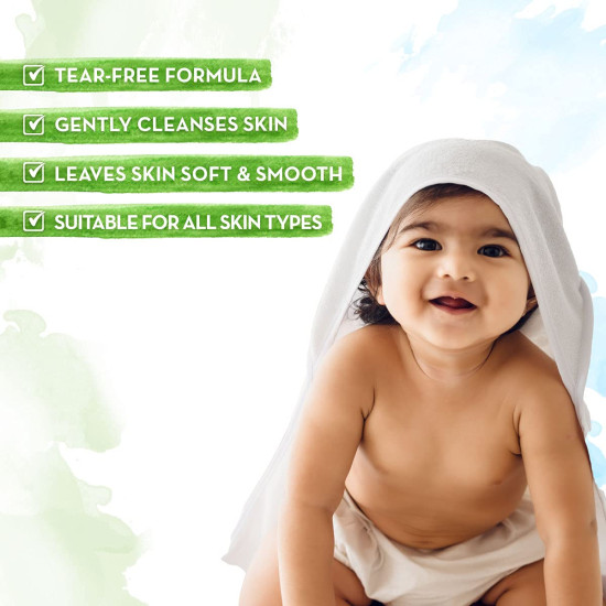 Mamaearth Milky Soft Body Wash & Natural Baby Face Cream - Gentle & Toxin-Free