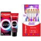 Colgate Visible White O2 Toothpaste & ZigZag Anti-Bacterial Toothbrush - Ultimate Oral Care Combo