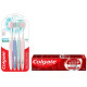 Colgate Gentle Enamel Toothbrush & Visible White Toothpaste - Gentle Clean & Whitening