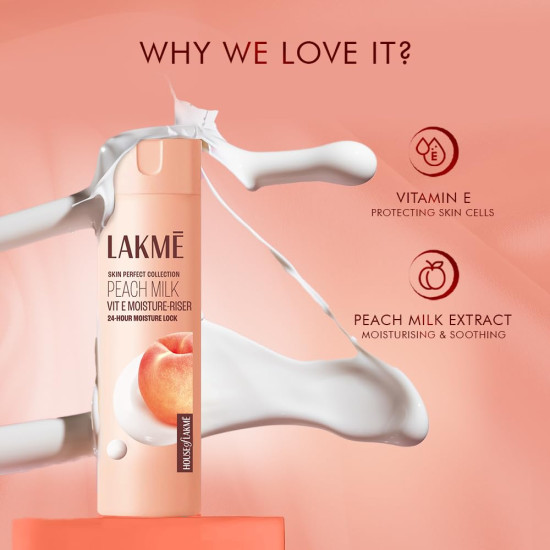 Lakme Peach Milk Moisturizer - Lightweight Hydration with Vitamin C & E