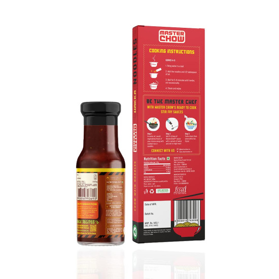 MasterChow Chowmein Noodle Pack - Authentic Indo-Chinese Flavors