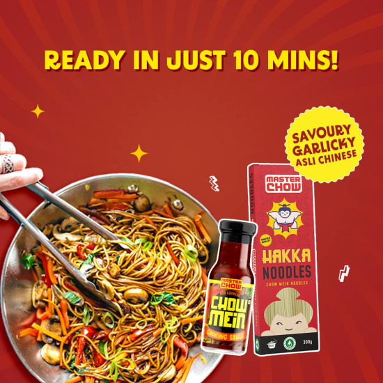 MasterChow Chowmein Noodle Pack - Authentic Indo-Chinese Flavors