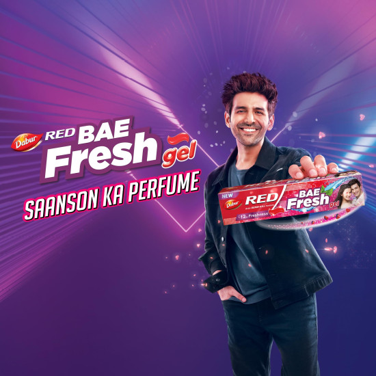 Dabur Red Bae Fresh Gel - 150gm | Fights Bad Breath & Plaque