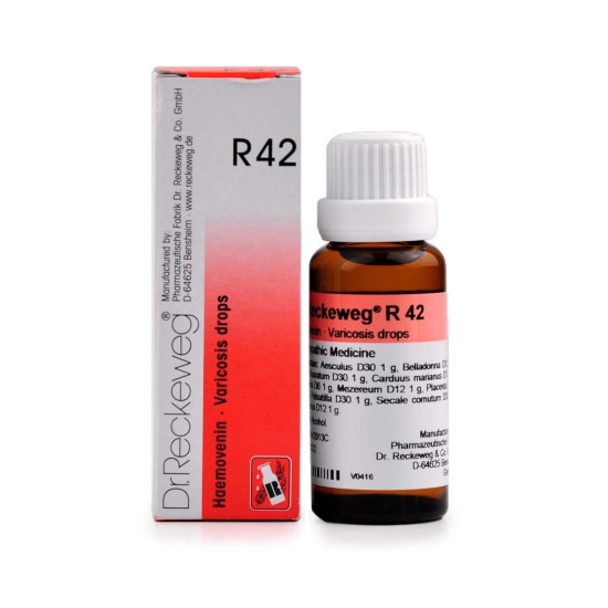 Dr.RECKEWEG R42-Venousstasis, Varicosis Drops - Effective Relief for Varicose Veins