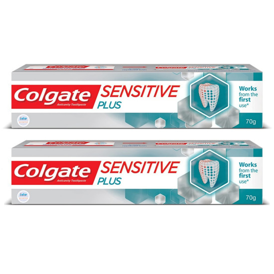 Colgate Sensitive Plus 70g Toothpaste - Cavity Protection & Enamel Strengthening