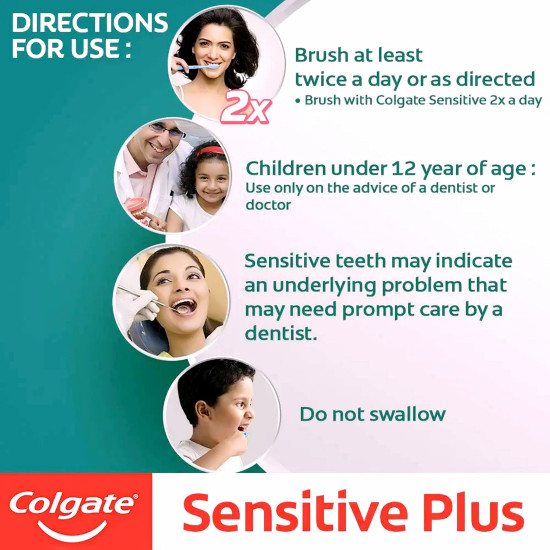 Colgate Sensitive Plus 70g Toothpaste - Trusted Oral Care for Sensitive Teeth Colgate Sensitive Plus 70g Toothpaste - Trusted Oral Care for Sensitive Teeth