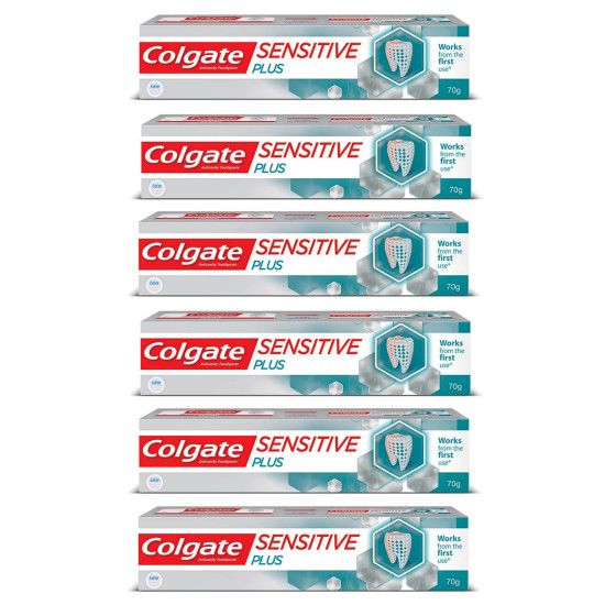 Colgate Sensitive Plus 70g Toothpaste - Instant Relief for Sensitive Teeth
