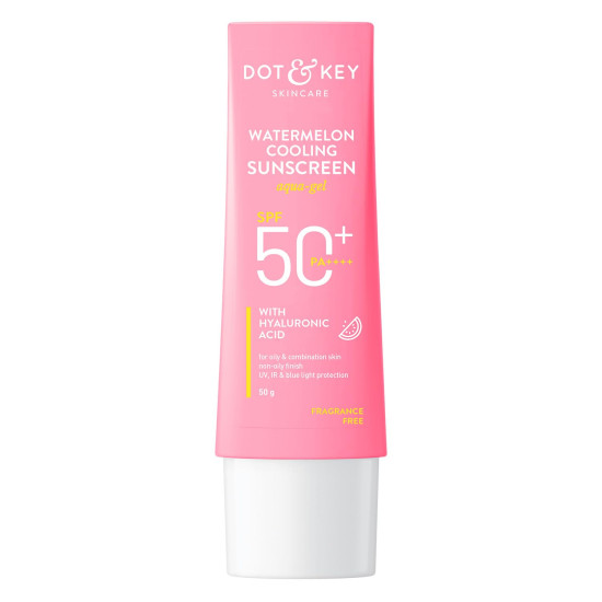 Dot & Key Watermelon Hyaluronic Cooling Sunscreen SPF 50 PA+++ - UV & Blue Light Protection