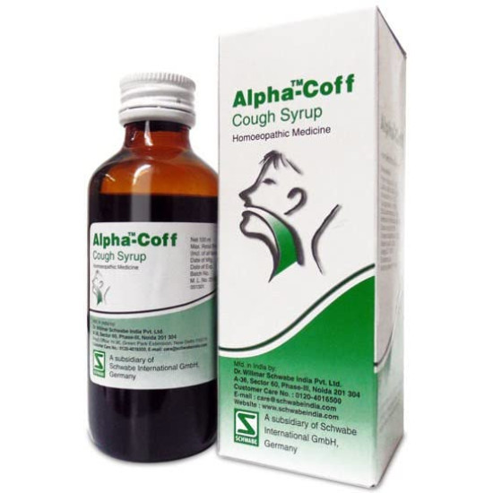 Dr Willmar Schwabe India Alpha-Coff Cough Syrup - Effective Cough Relief