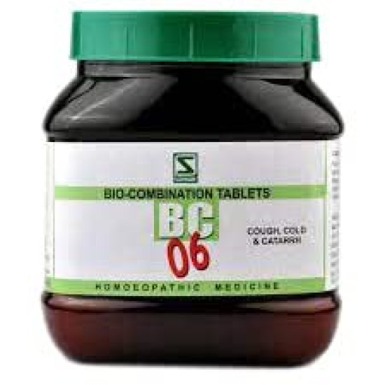 Dr Willmar Schwabe India Bio-Combination 6 Tablet - Natural Cold Relief