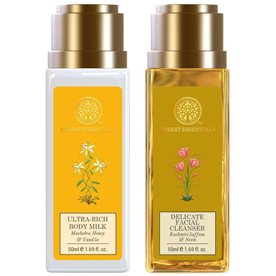 Forest Essentials Facial Cleanser & Body Milk - Hydrates & Nourishes Forest Essentials Facial Cleanser & Body Milk - Hydrates & Nourishes