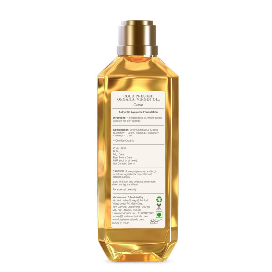Forest Essentials Organic Cold Pressed Virgin Oil Coconut & Baby Body Powder - Pure & Chemical-Free