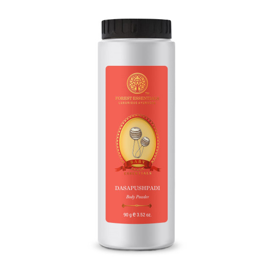 Forest Essentials Organic Cold Pressed Virgin Oil Coconut & Baby Body Powder - Pure & Chemical-Free