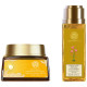 Forest Essentials Soundarya Radiance Cream With 24K Gold & SPF 25 - Luxurious Skincare Duo