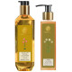 Forest Essentials Hair Cleanser Japapatti & Brahmi and Delicate Facial Cleanser Kashmiri Saffron & Neem - Luxurious Natural Care