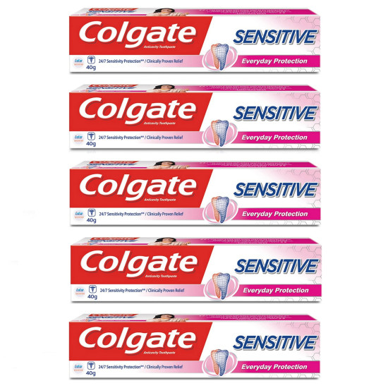Colgate Sensitive Everyday Protection Toothpaste - Relief for Sensitive Teeth