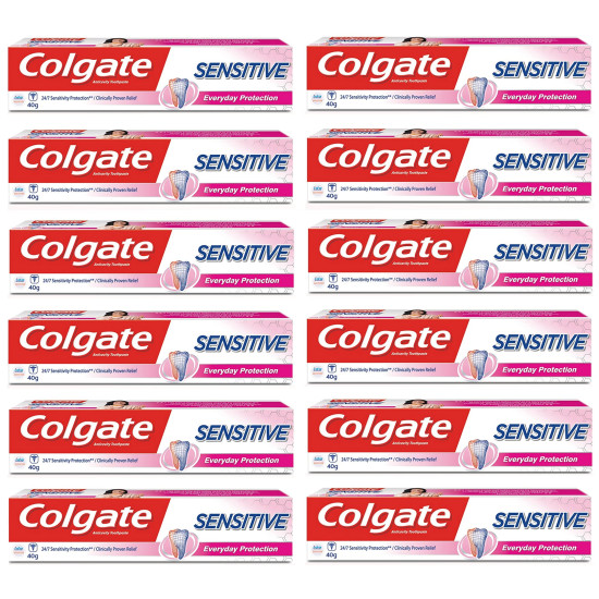Colgate Sensitive Everyday Protection 40g Toothpaste - Gentle Care for Sensitive Teeth