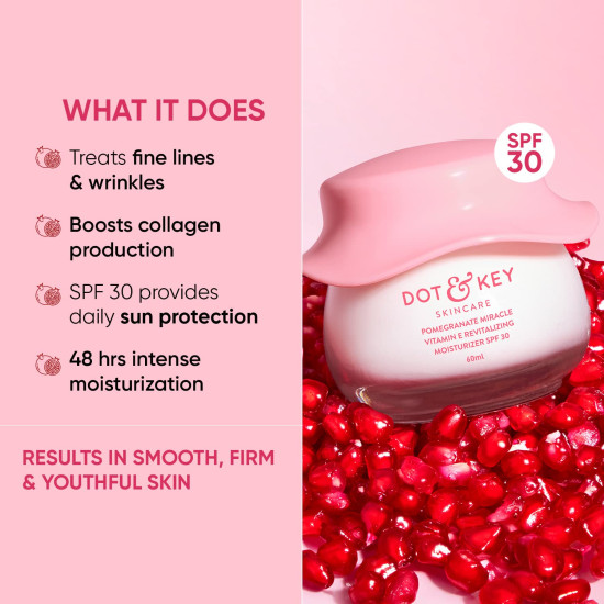 DOT & KEY Pomegranate Anti Aging Cream - SPF 30 & Collagen Boost