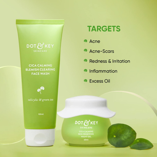 Dot & Key Cica Niacinamide Skincare Combo - For Oily & Acne Prone Skin