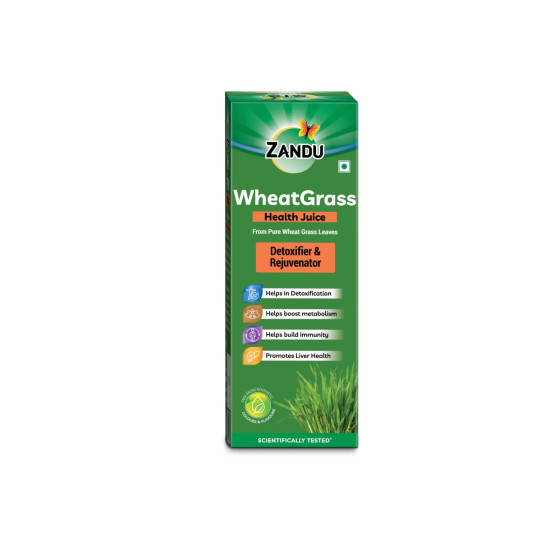 Zandu WheatGrass Health Juice - Scientifically Tested Detoxifier