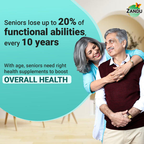 Zandu Seniorz Daily Health Booster Syrup - 100% Ayurvedic & Natural Zandu Seniorz Daily Health Booster Syrup - 100% Ayurvedic & Natural