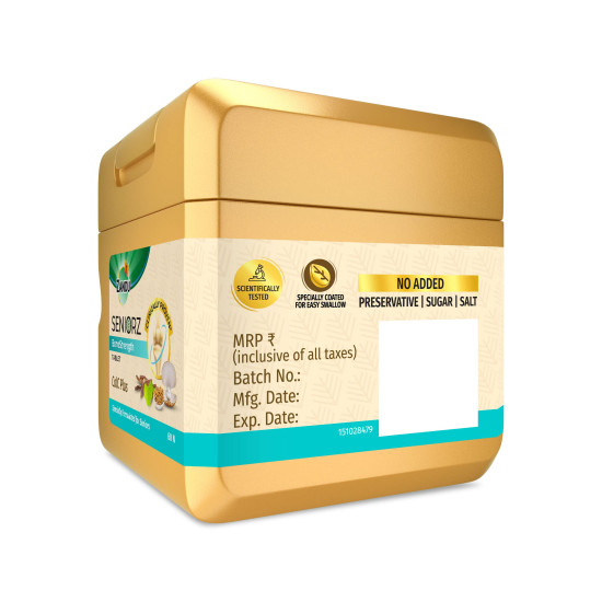 Zandu Seniorz BoneStrength Tablet - 100% Ayurvedic Supplement for Bone Health