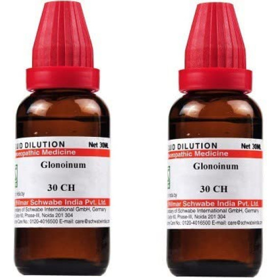 Dr Willmar Schwabe India Glonoinum Dilution - 30 CH | Mental Health Support