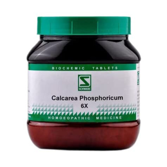 Dr Willmar Schwabe India Calcarea Phosphorica Biochemic Tablet - 6X |BCP06V| - Supports Bone Health