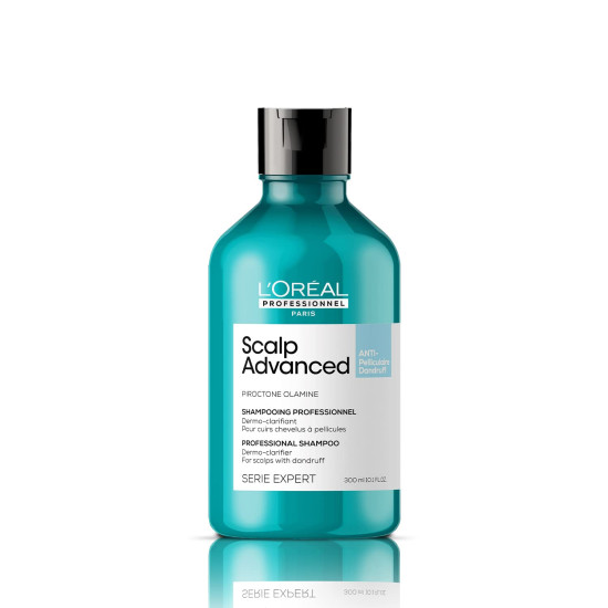 L'OREAL PROFESSIONNEL PARIS Scalp Advanced Anti-Dandruff Dermo-Clarifier Shampoo - Effective Dandruff Removal