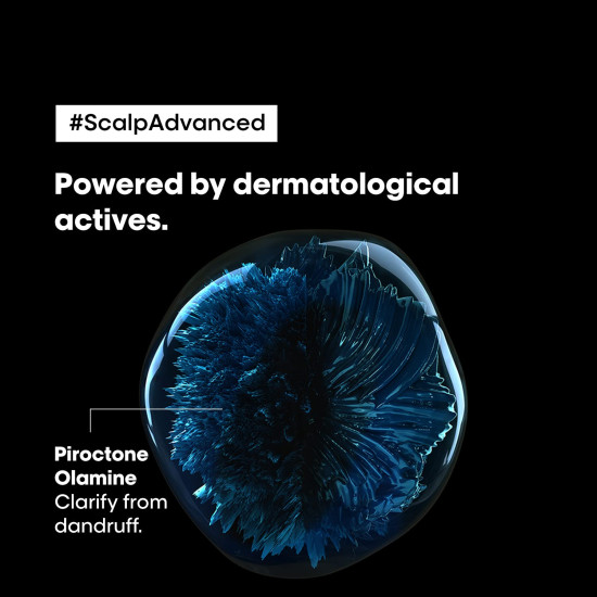 L'OREAL PROFESSIONNEL PARIS Scalp Advanced Anti-Dandruff Dermo-Clarifier Shampoo - Effective Dandruff Removal