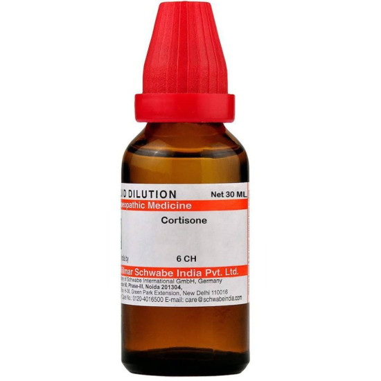 Dr Willmar Schwabe India Cortisone Dilution - 6 CH |CORT106F|