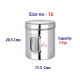 Ebun Stainless Steel See Through Transparent Containers - Airtight Kitchen Storage