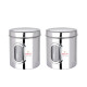 Ebun Stainless Steel See Through Transparent Containers - Airtight Kitchen Storage Ebun Stainless Steel See Through Transparent Containers - Airtight Kitchen Storage