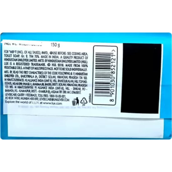Lux Fresh Vitamin E For Glowing Skin Beauty Soap, 150g (Pack of 3) - Long-lasting Perfume
