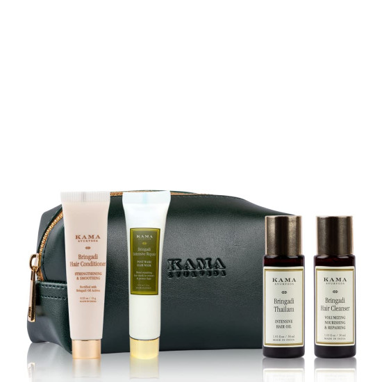Kama Ayurveda Bringadi Hair Restore Kit - Ayurvedic Hair Care Solution