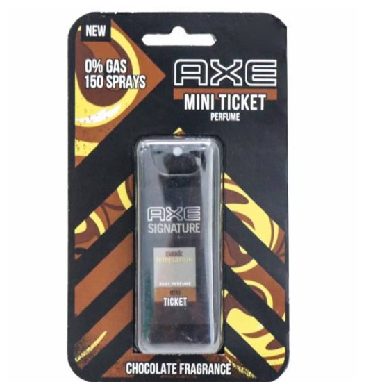 Axe Mini Ticket Pocket Perfume Dark Temptation 10ML - Irresistible Fragrance