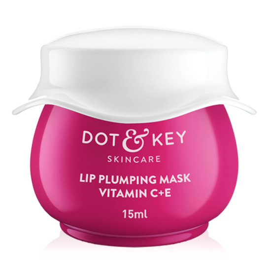 Dot & Key Lip Plumping Mask - Naturally Glowing Lips with Vitamin C & E