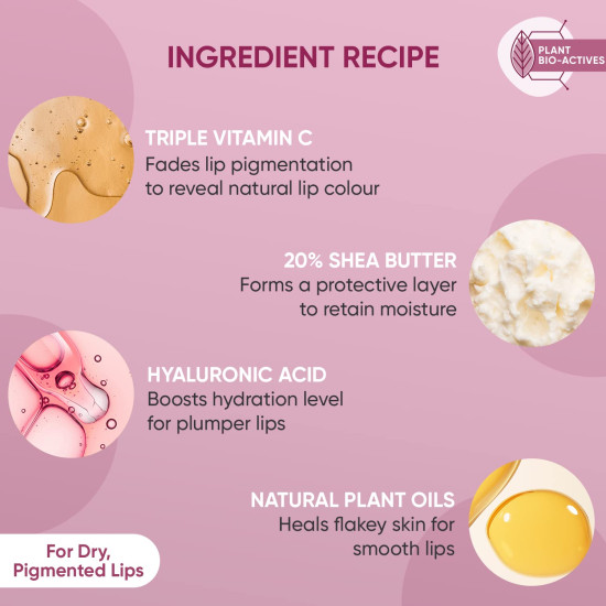 Dot & Key Lip Plumping Mask - Naturally Glowing Lips with Vitamin C & E