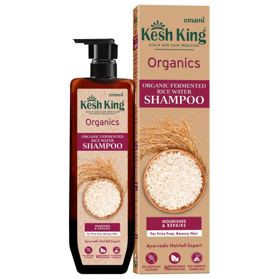 Kesh King Organics Fermented Rice Water Shampoo - Nourishes & Repairs