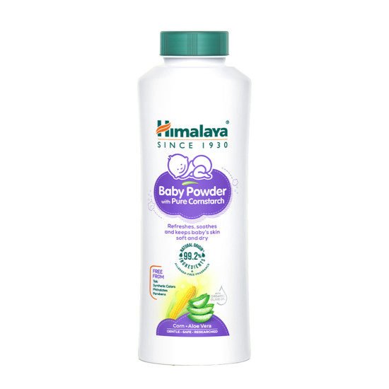 Himalaya Baby Powder with Pure Corn Starch (400g) - Gentle Care for Delicate Skin