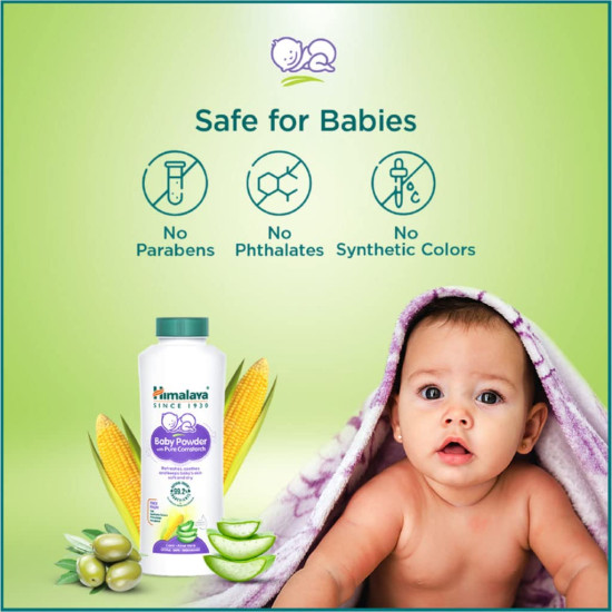 Himalaya Baby Powder with Pure Corn Starch (400g) - Gentle Care for Delicate Skin