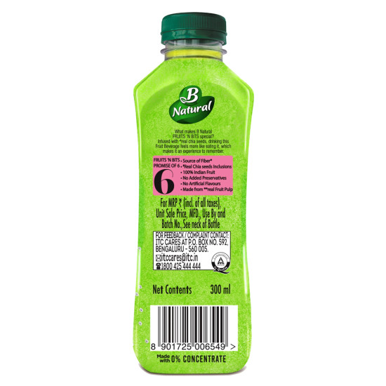 B Natural Fruits N Bits Guava - Infused with Real Chia Seeds B Natural Fruits N Bits Guava - Infused with Real Chia Seeds