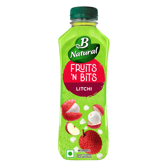 B Natural Fruits N Bits Litchi - Infused with Real Fruit Bits