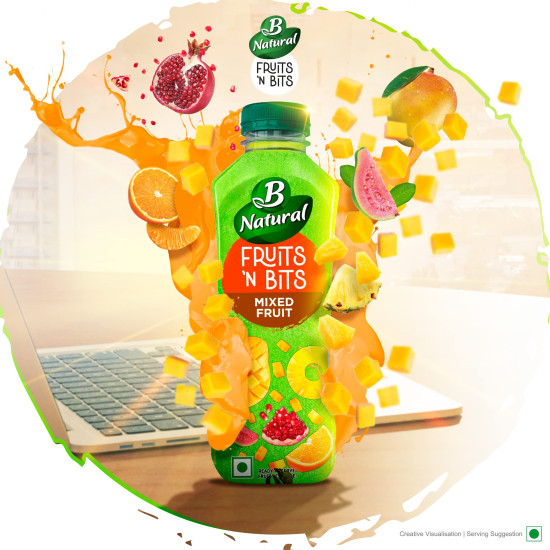 B Natural Fruits N Bits Mixed Fruit - Real Fruit Bits & 100% Indian Fruit