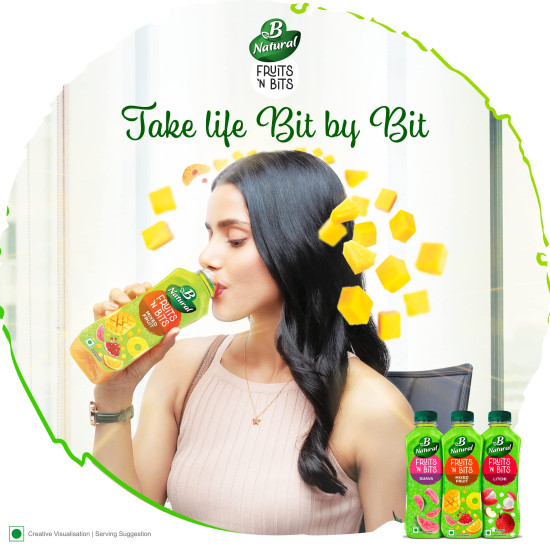 B Natural Fruits N Bits Mixed Fruit - Real Fruit Bits & 100% Indian Fruit