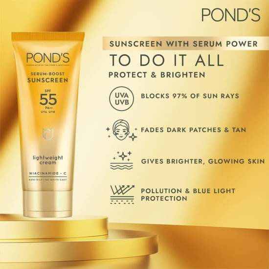 POND'S Serum Boost Sunscreen - SPF 55 & NIACINAMIDE-C