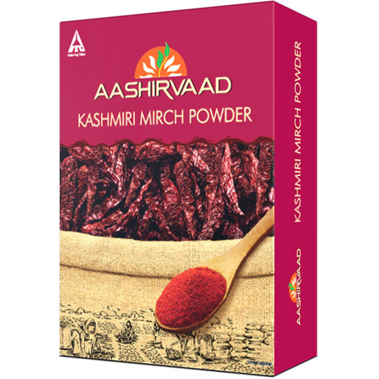 Aashirvaad Kashmiri Mirch & Svasti Pure Cow Ghee - Authentic Indian Flavors Aashirvaad Kashmiri Mirch & Svasti Pure Cow Ghee - Authentic Indian Flavors
