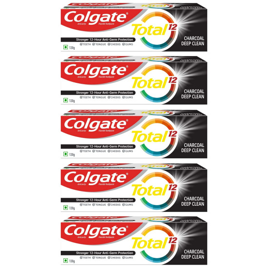 Colgate Total 12 Charcoal Deep Clean Toothpaste - Whole Mouth Health